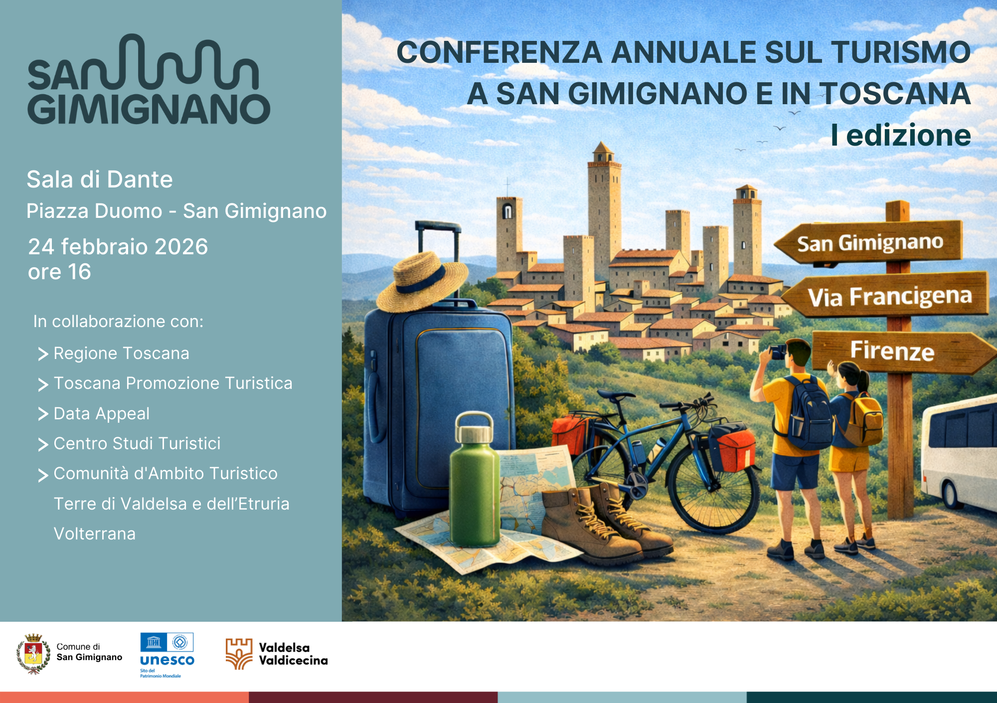 CONFERENZA ANNUALE SUL TURISMO A SAN GIMIGNANO E IN TOSCANA - I edizione